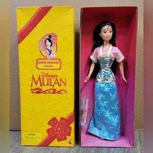 1998 Disney Mulan Satiny Shimmer Barbie Doll Mattel 19432